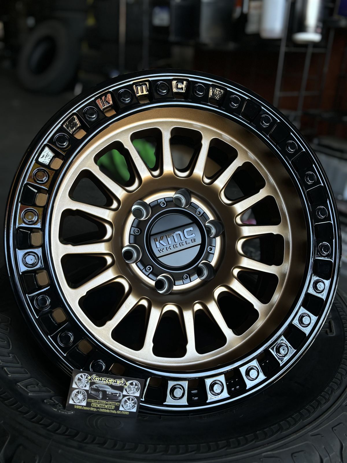 KMC wheel installed